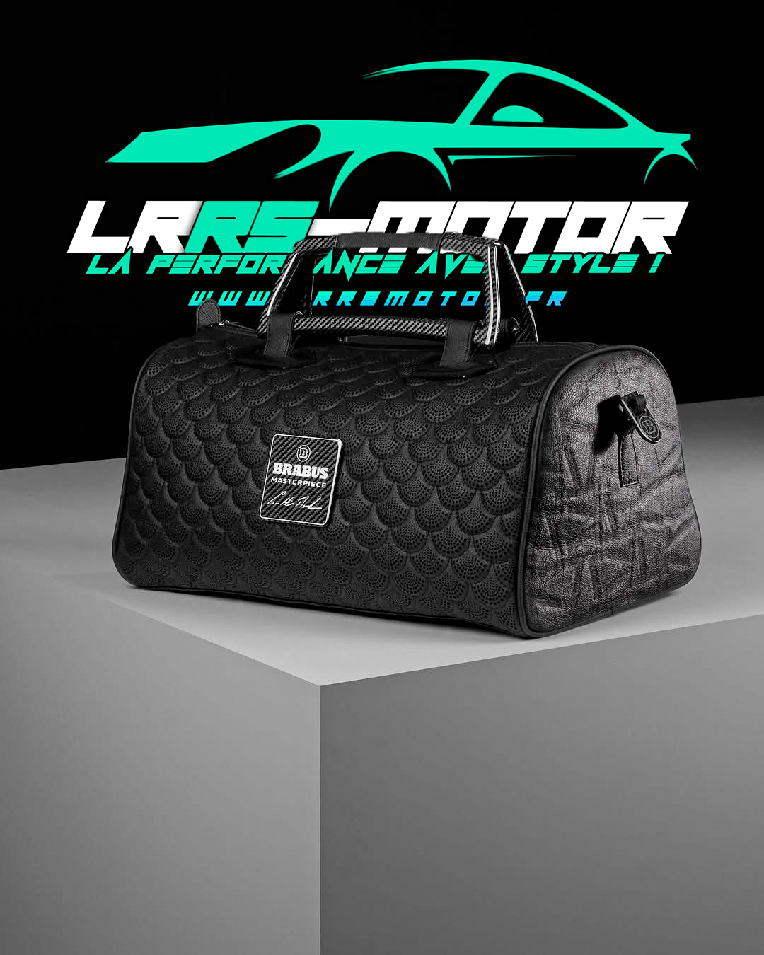 Sac de voyage Brabus Masterpiece Personnalisable – Cuir & Carbone de Luxe