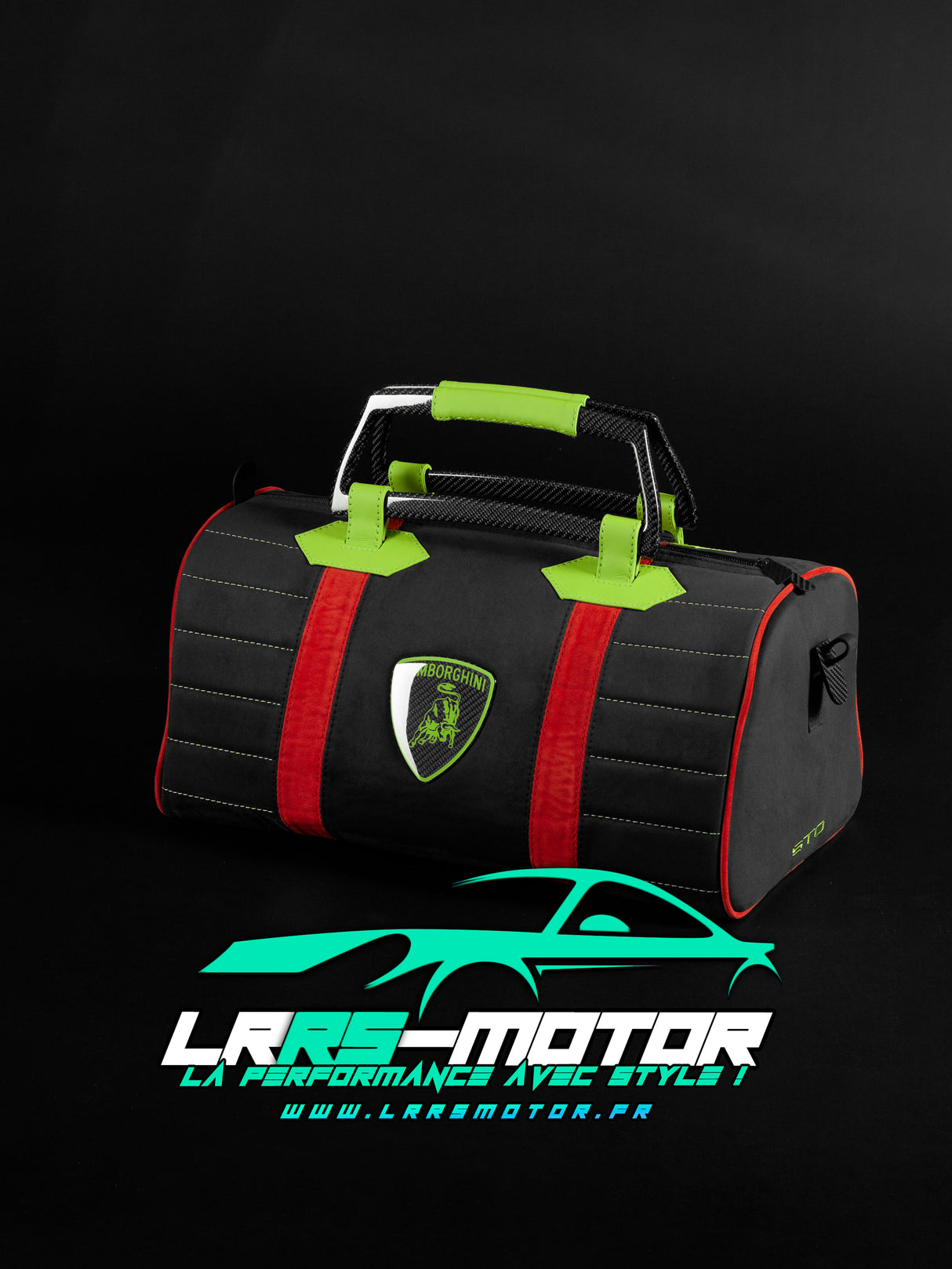 Sac personnalisé Lamborghini Huracan STO – Édition exclusive avec option fibre de carbone