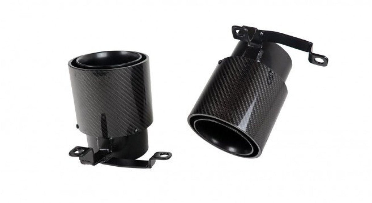 Sorties d’Échappement Carbone-Inox (2 Pièces) Lamborghini Huracán STO - Compatible NOVITEC et Échappement d’Origine