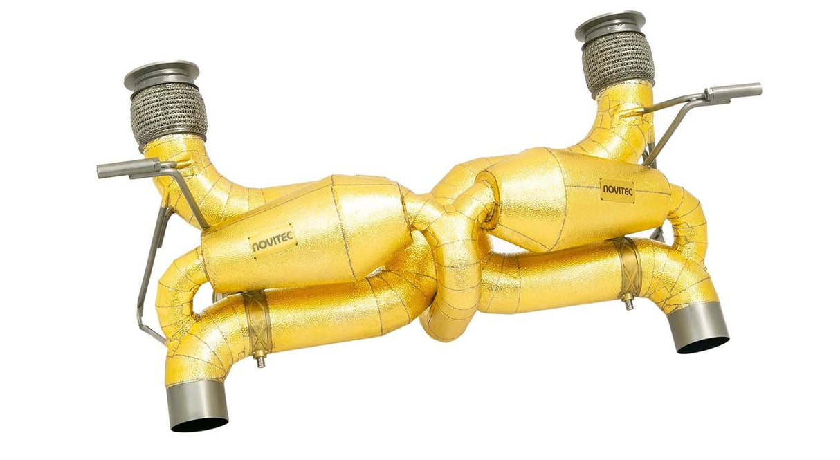 Système d’Échappement Lamborghini Huracán STO Haute Performance avec Clapets - NOVITEC