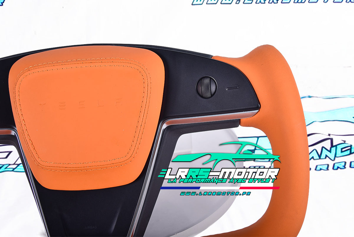 Volant personnalisable compatible avec TESLA MODEL S PLAID