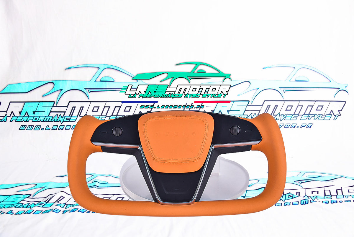 Volant personnalisable compatible avec TESLA MODEL S PLAID