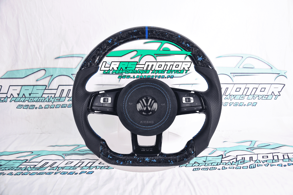 Individualisierbares Carbon-Lenkrad – Kompatibel mit Golf 7 / Scirocco 3 / Polo 6 GTI, GTD, R