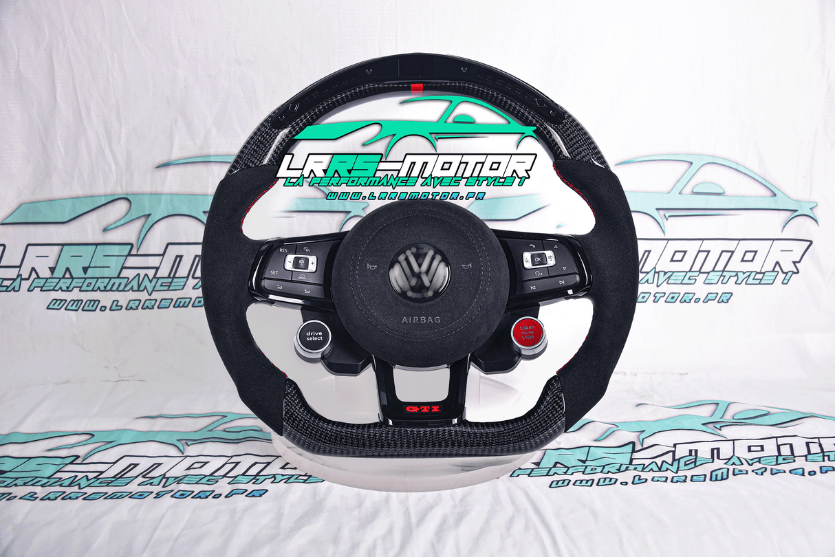 Individualisierbares Carbon-Lenkrad – Kompatibel mit Golf 7 / Scirocco 3 / Polo 6 GTI, GTD, R
