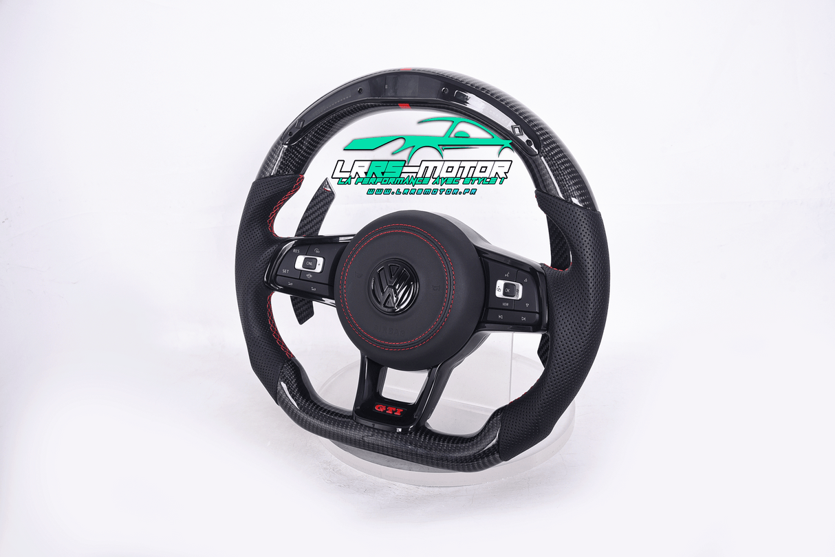 Individualisierbares Carbon-Lenkrad – Kompatibel mit Golf 7 / Scirocco 3 / Polo 6 GTI, GTD, R
