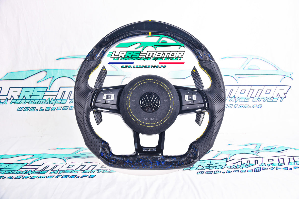 Individualisierbares Carbon-Lenkrad – Kompatibel mit Golf 7 / Scirocco 3 / Polo 6 GTI, GTD, R