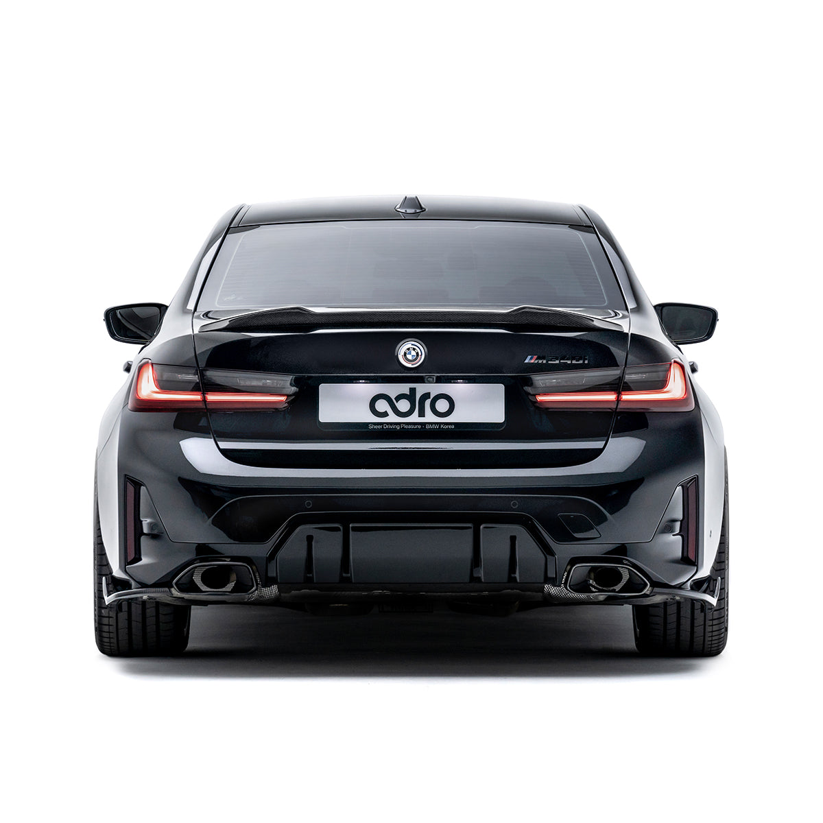 Heck-Winglets aus Carbonfaser für BMW G20 M340i LCI (2023+) – Stil und Aggressivität