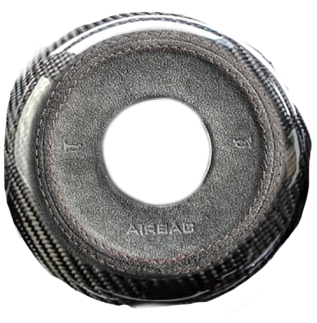 GOLF 7 Couvercle - airbag logo chrome & Noir glossy