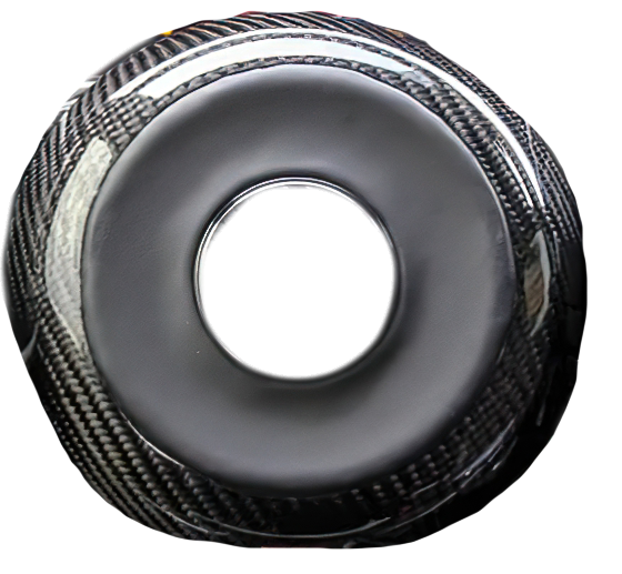 Cache airbag Carbone + Cuir