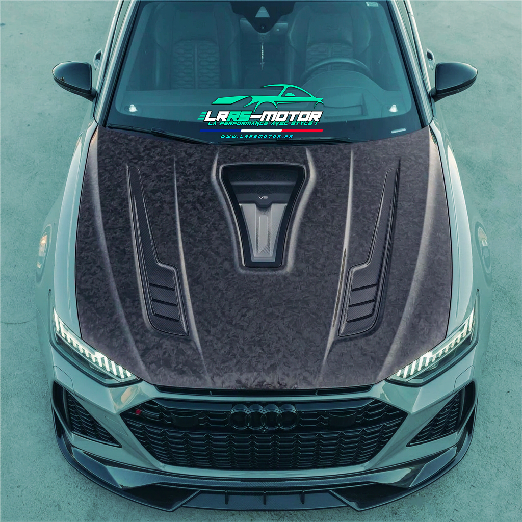 Capot en Fibre de Carbone pour Audi RS6 C8 2019-2025
