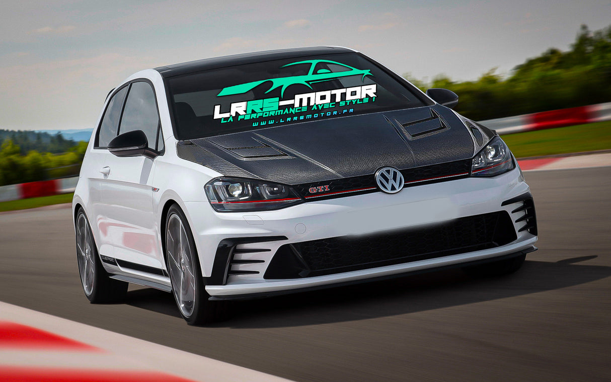 Capot fibre de carbone Golf 7, GTI, R 2014-2017