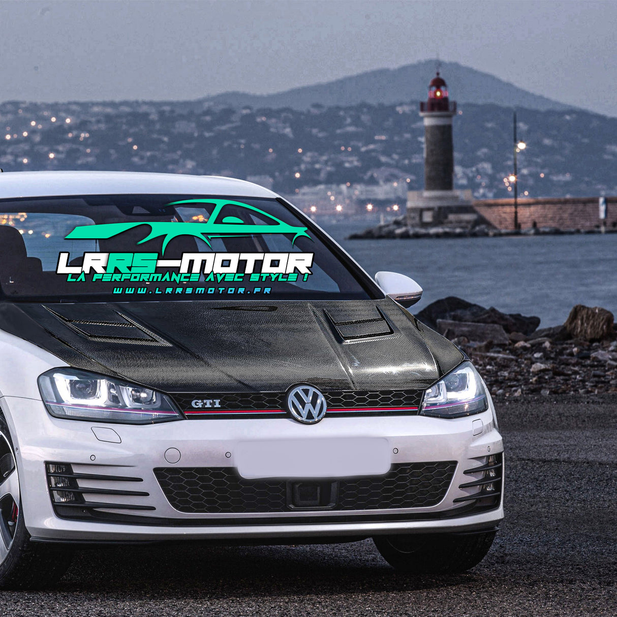 Capot fibre de carbone Golf 7, GTI, R 2014-2017