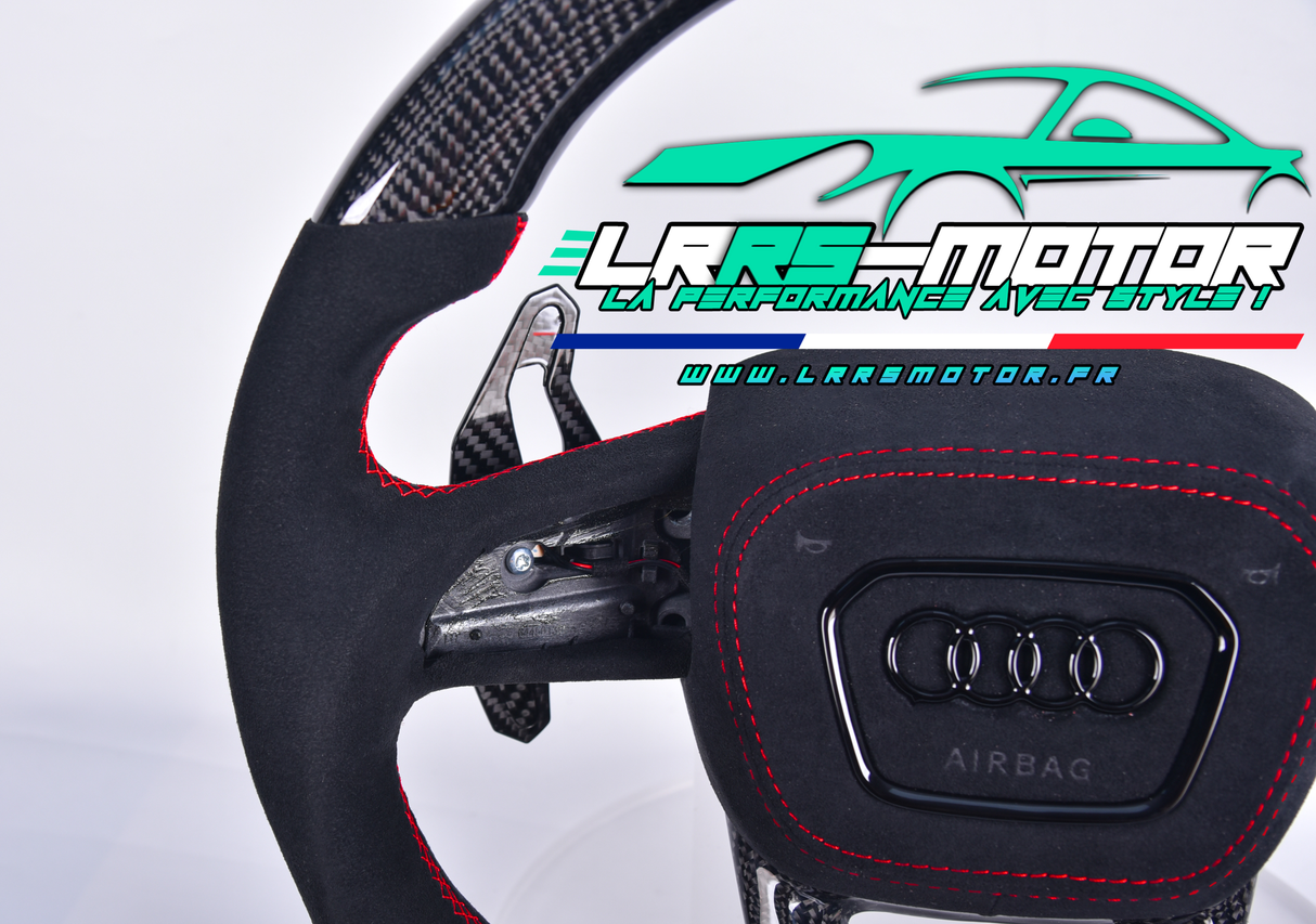 Cache Airbag Alcantara Audi A3, A4, A5, A6, RS3, A3, RS4, RS5, RS6, RSQ3, RSQ4, RSQ5, RSQ6..