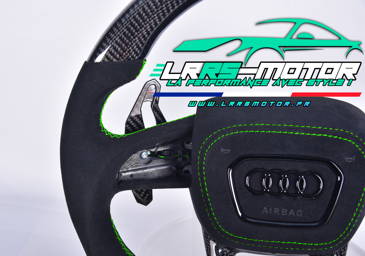 Cache Airbag Alcantara Audi A3, A4, A5, A6, RS3, A3, RS4, RS5, RS6, RSQ3, RSQ4, RSQ5, RSQ6..