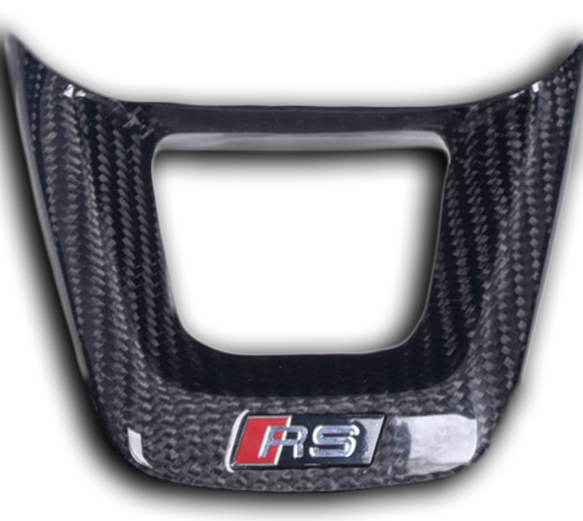 Garniture fibre de carbone audi