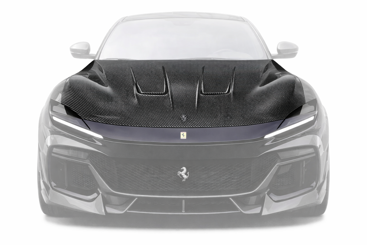 Capot carbone pour Ferrari Purosangue TÜV