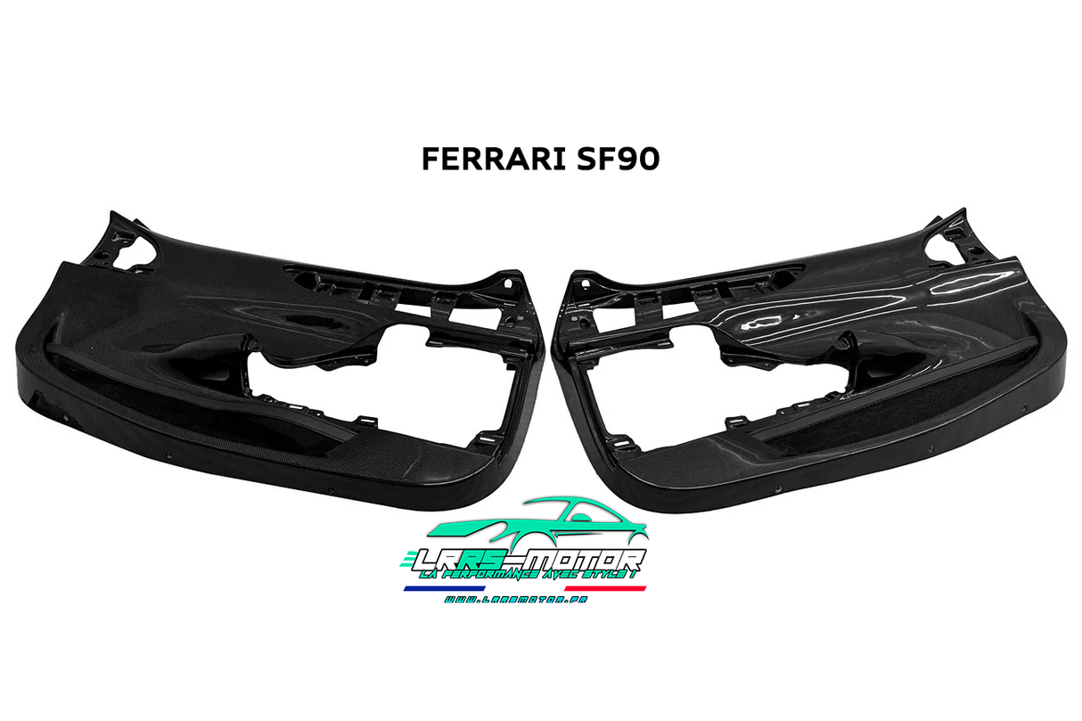 Intérieur de panneau de porte en fibre de carbone pour Ferrari SF90 Stradale 2020-2025