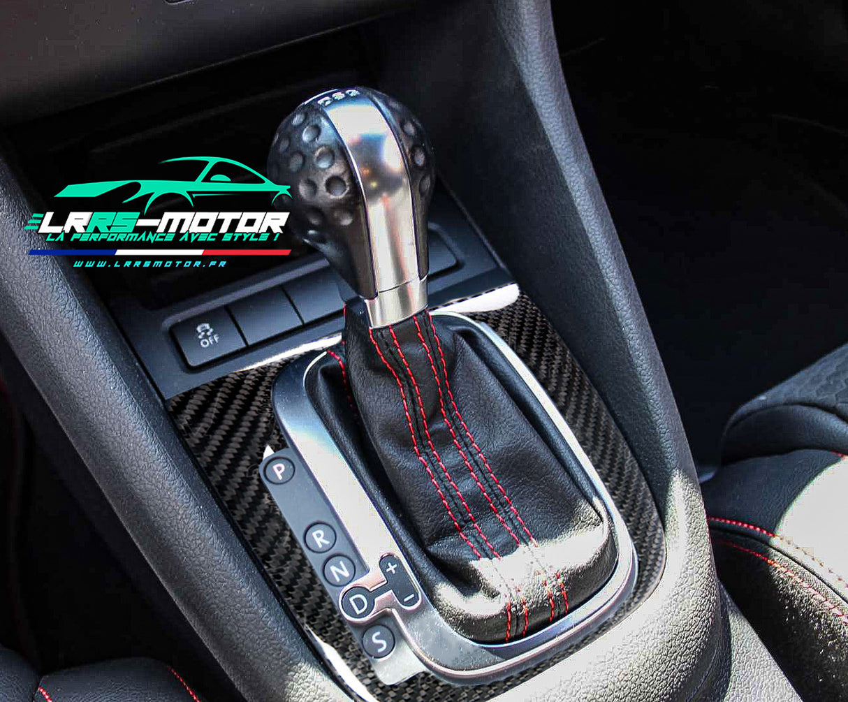 Center console carbon fiber trim GOLF 6 GTI, R