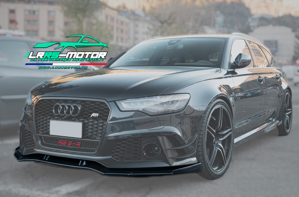 Lame avant Avant Audi RS6 C7 fibre de carbone, carbone forgé
