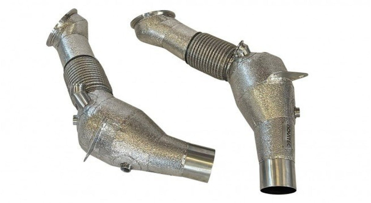 Catalyseurs Sport Métalliques NOVITEC pour Ferrari SF90 – Performance et Protection Thermique Optimisées