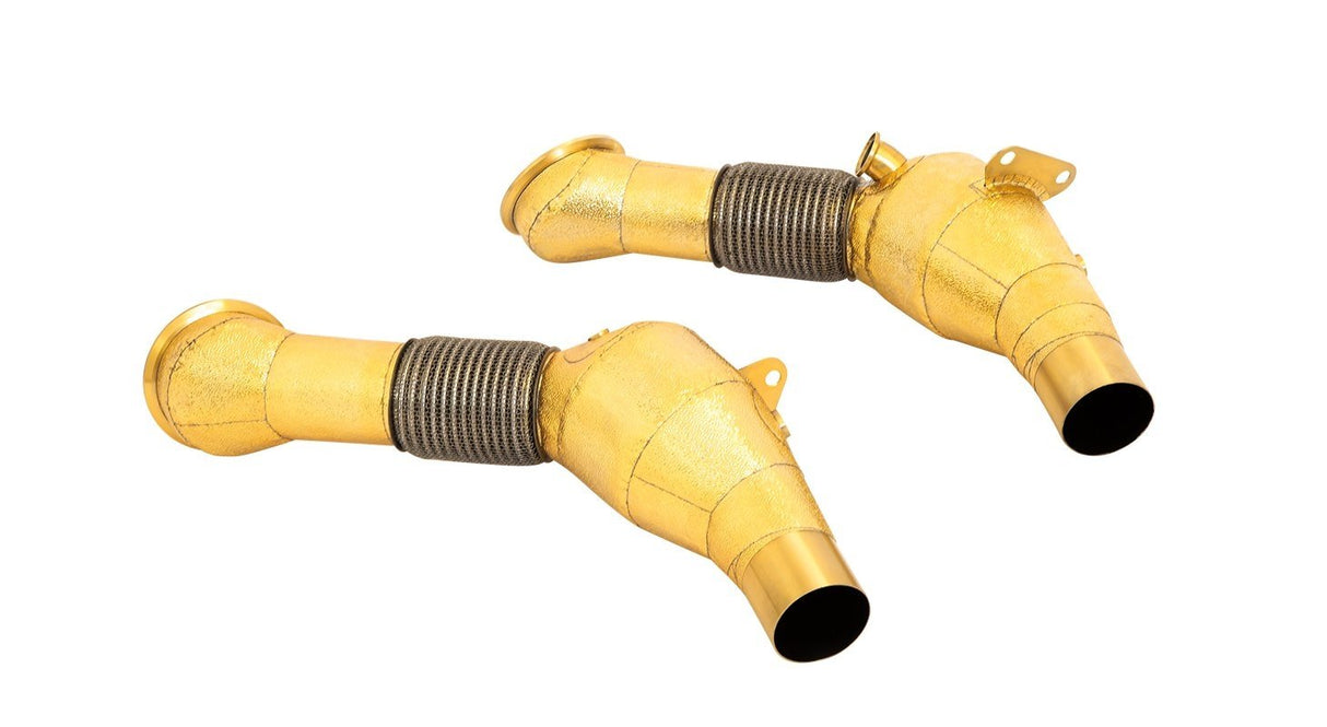 Catalyseurs Sport Métalliques NOVITEC pour Ferrari SF90 – Performance et Protection Thermique Optimisées