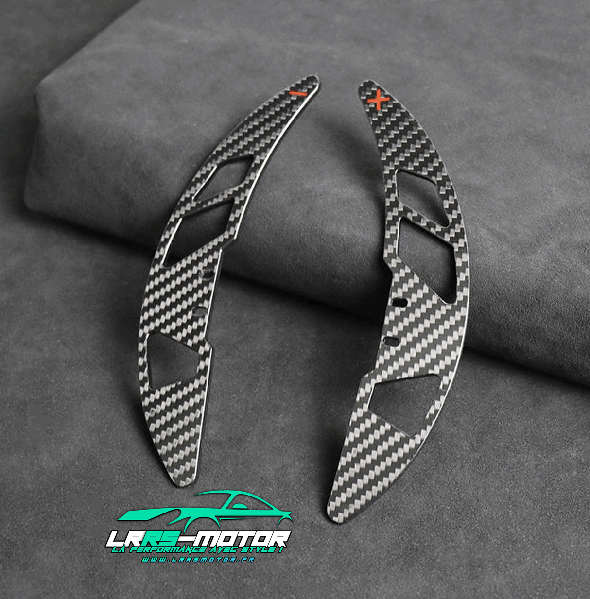 Palette changement de vitesse Personnalisale Aluminium, fibre de carbone carbone forgé Volkswagen, Mercedes, BMW, Audi