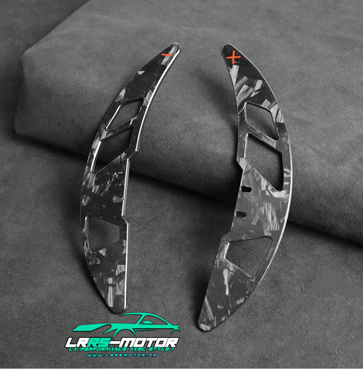 Palette changement de vitesse Personnalisale Aluminium, fibre de carbone carbone forgé Volkswagen, Mercedes, BMW, Audi