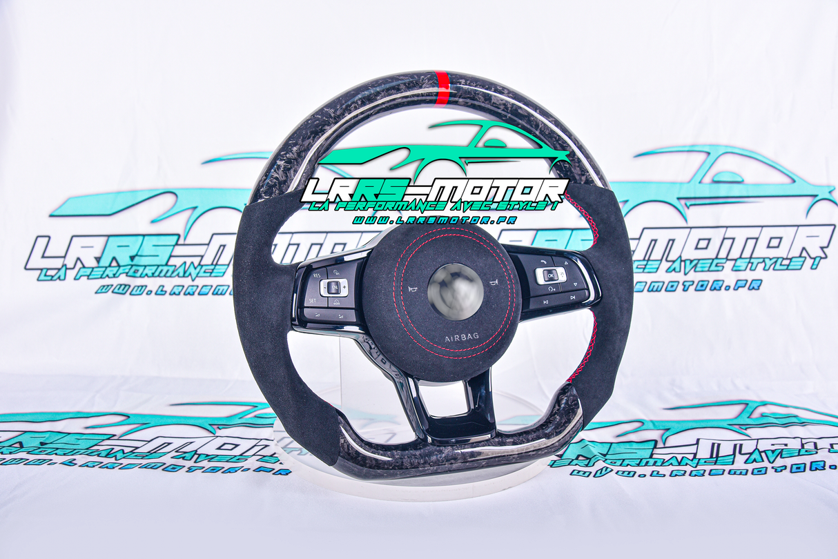 Individualisierbares Carbon-Lenkrad – Kompatibel mit Golf 7 / Scirocco 3 / Polo 6 GTI, GTD, R