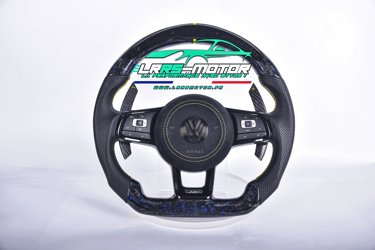 Individualisierbares Carbon-Lenkrad – Kompatibel mit Golf 7 / Scirocco 3 / Polo 6 GTI, GTD, R