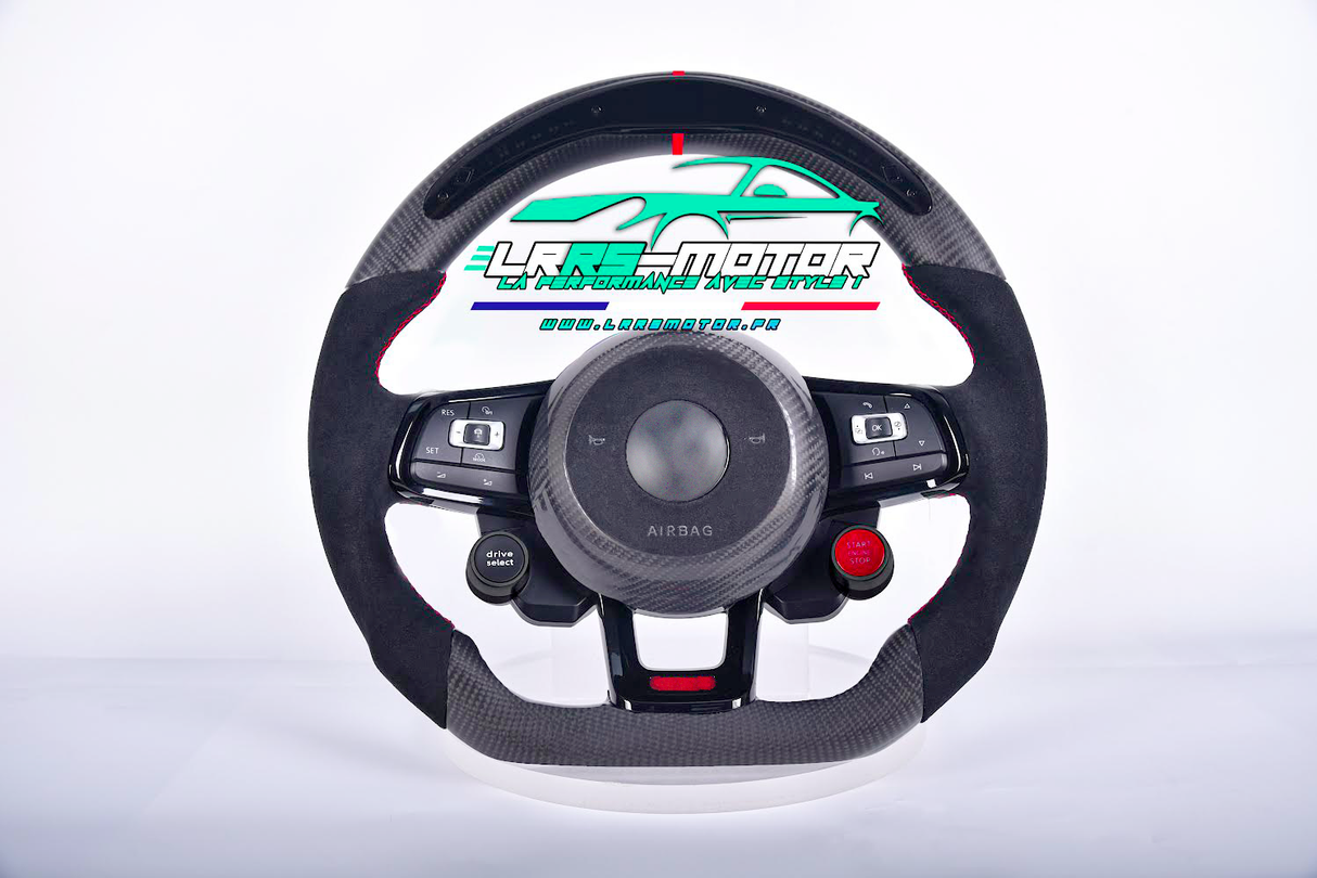Individualisierbares Carbon-Lenkrad – Kompatibel mit Golf 7 / Scirocco 3 / Polo 6 GTI, GTD, R