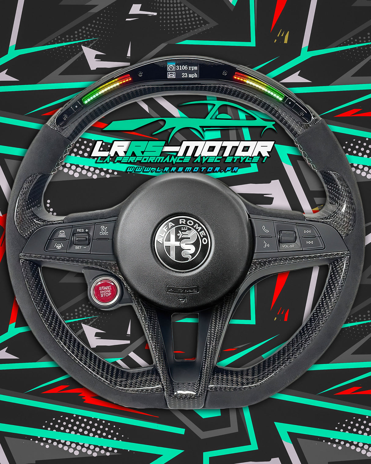 Volant Alfa Romeo personnalisable – Giulietta, Giulia, Tonale, Stelvio