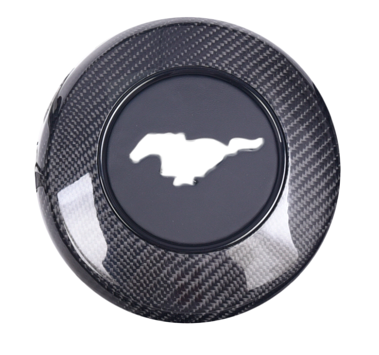 Airbagabdeckung aus Kohlefaser für Mustang