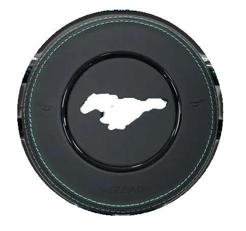 Mustang leather airbag cover