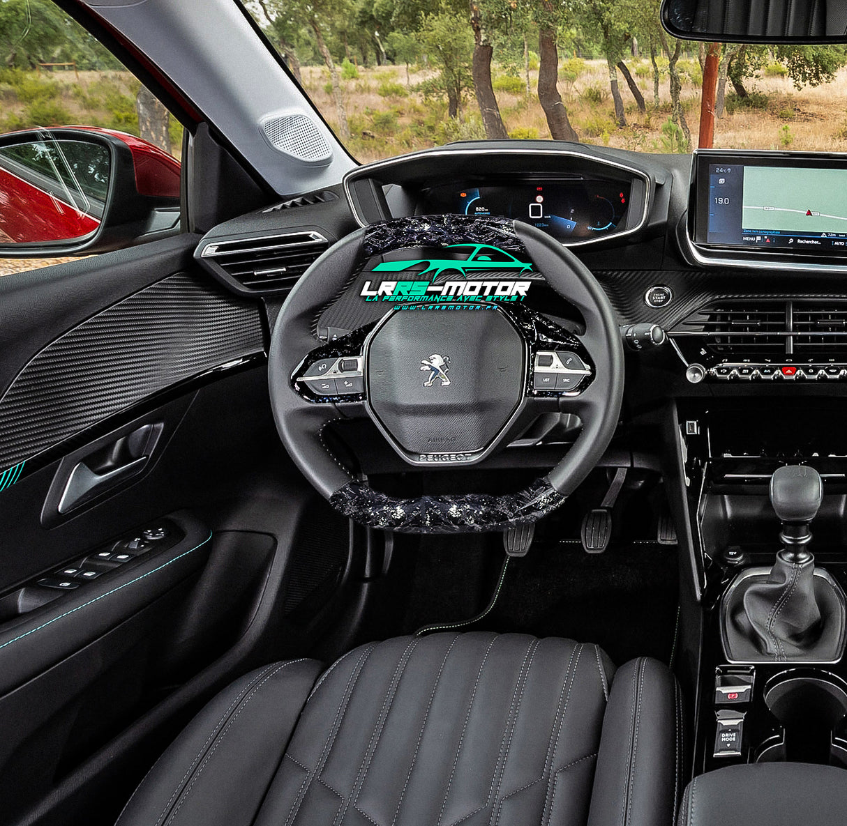 Volant - Compatible Peugeot 208,308,508, 2008, 3008, 5008