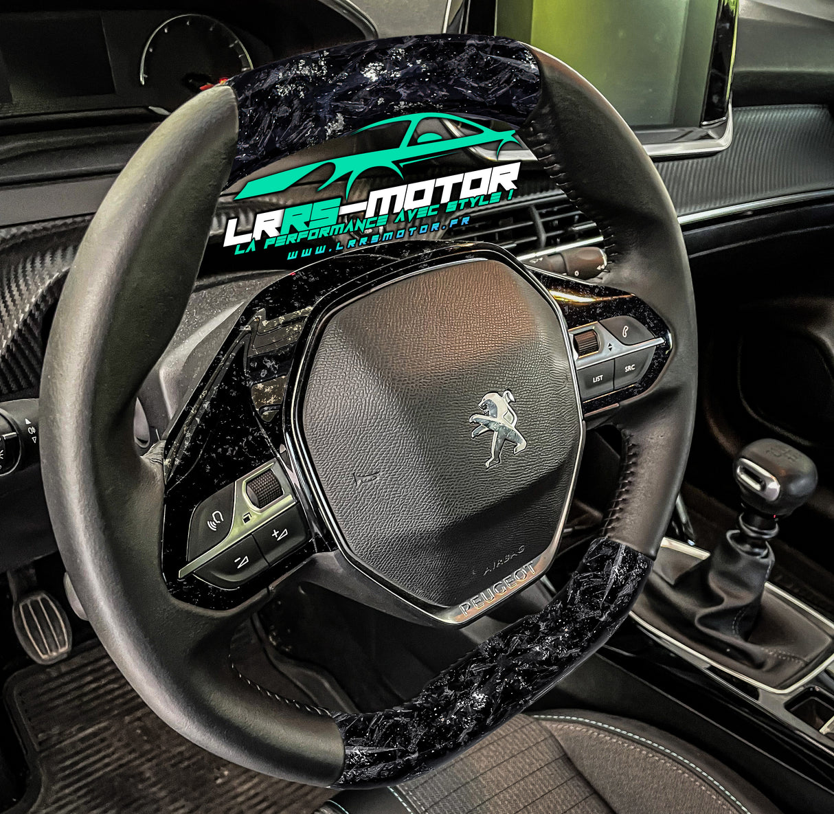 Volant - Compatible Peugeot 208,308,508, 2008, 3008, 5008