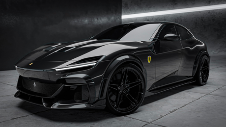 Ferrari Purosangue Parts carbon fiber