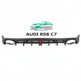 Diffuseur arrière AE Style en véritable fibre de carbone pour Audi RS6 C7 (2013-2018)