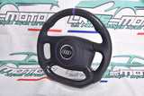 volant audi A3 8l Cuir perforé & fibre de carbone brillante en stock