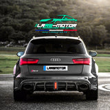 Diffuseur arrière AE Style en véritable fibre de carbone pour Audi RS6 C7 (2013-2018)