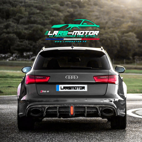Diffuseur arrière AE Style en véritable fibre de carbone pour Audi RS6 C7 (2013-2018)