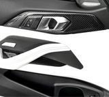 Éléments intérieurs de portes en fibre de carbone pour BMW G82 / G22 – Kit 4 pièces – Conduite à gauche (LHD)