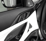 Éléments intérieurs de portes en fibre de carbone pour BMW G82 / G22 – Kit 4 pièces – Conduite à gauche (LHD)