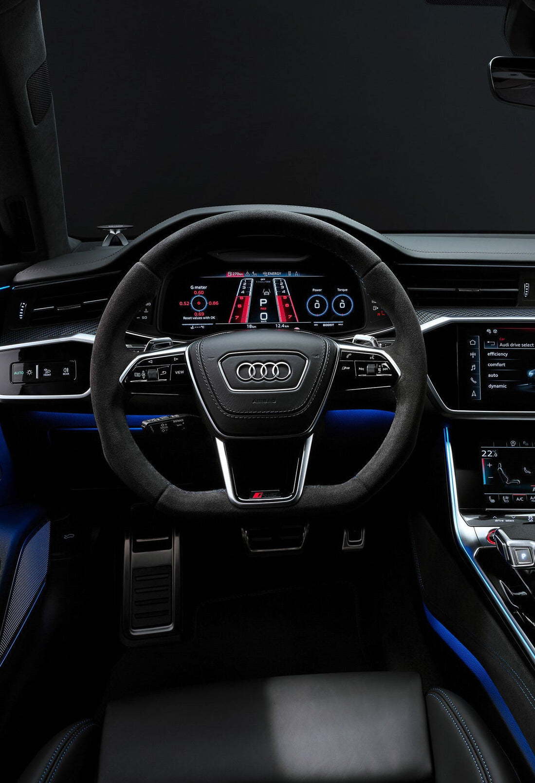 Volant après transformation carbone