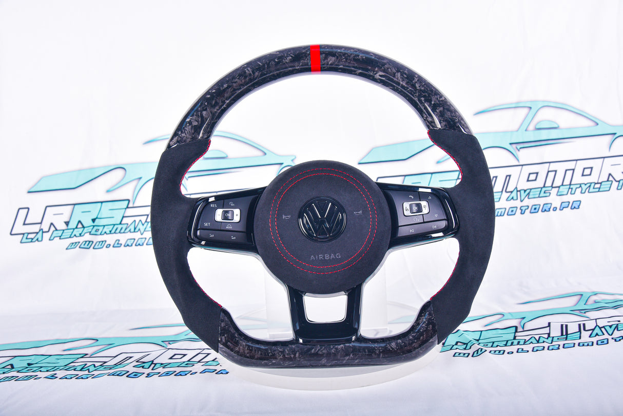 Volant Carbone GOLF 7, Scirocco 2 polo 6 GTI, GTD, R Personnalisable