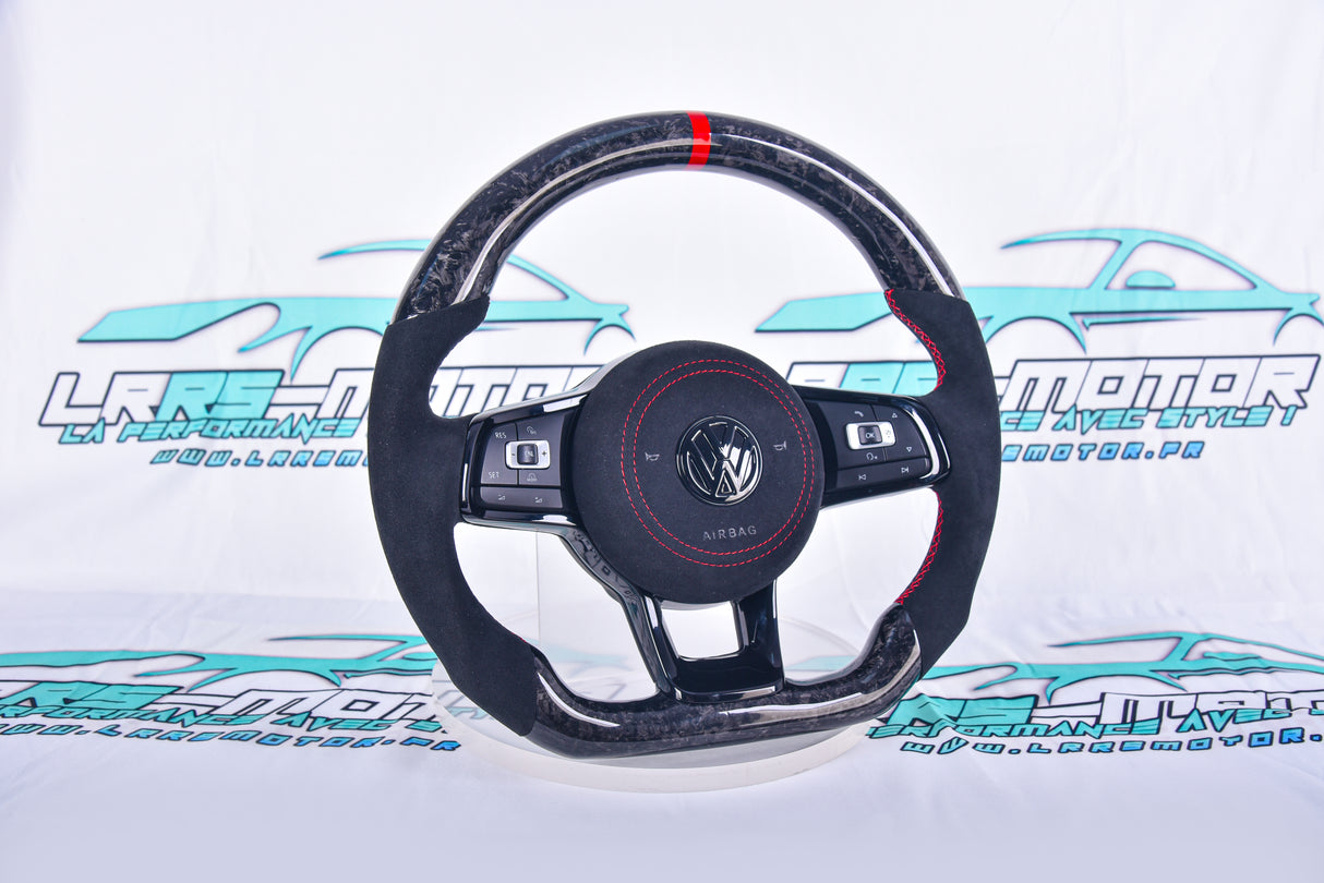 Volant Carbone GOLF 7, Scirocco 2 polo 6 GTI, GTD, R Personnalisable