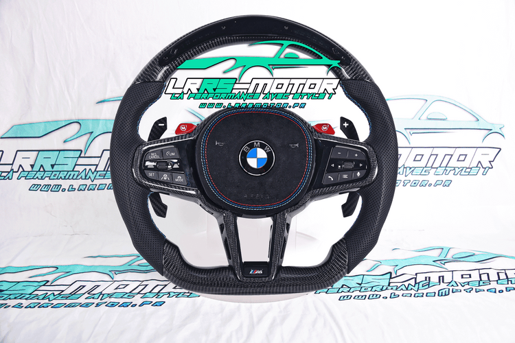 Volant BMW personnalisé compatible M3 G80, M4 G82/G83, Série 3 G20/G21, Série 4 G22/G23/G26, Série 2 G42 | LRRS-MOTOR