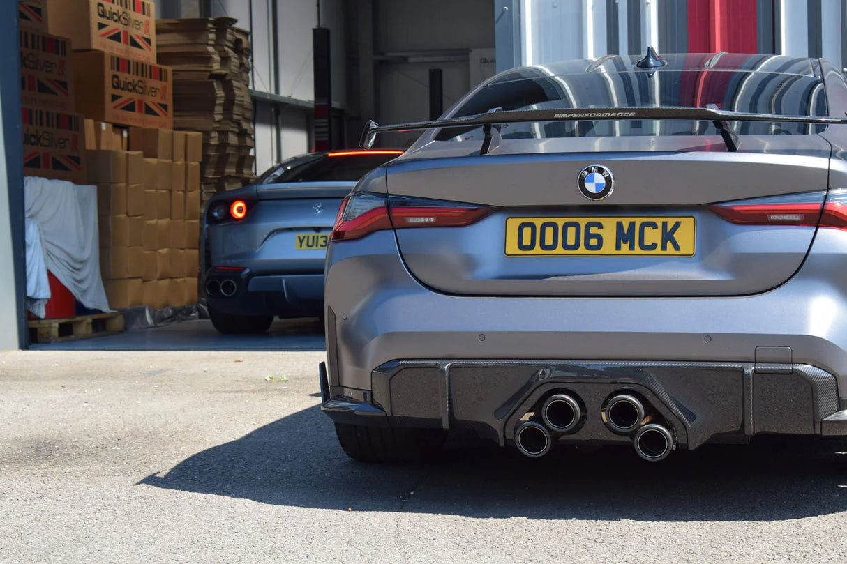 BMW M4 G82 et G83 - Tuyaux de suppression de catalyseur primaire enduits de céramique (2021 & +)