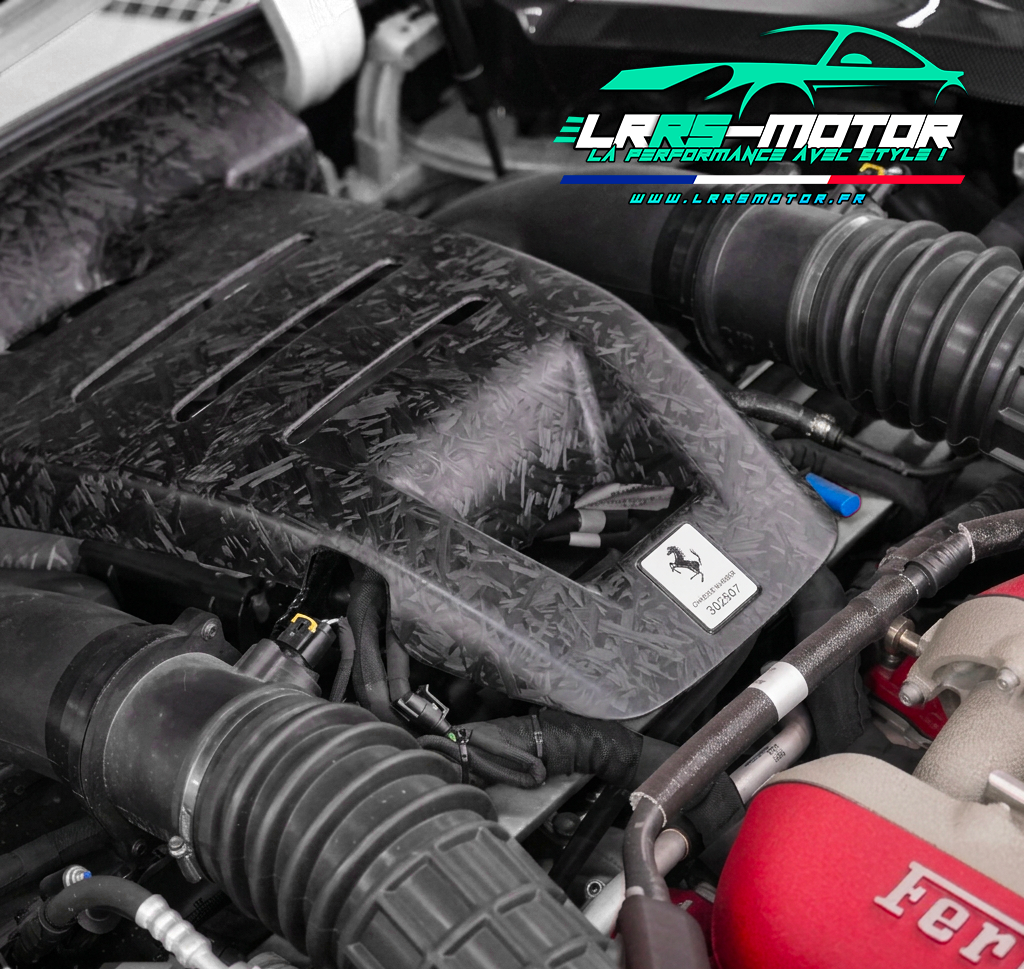 Cache Moteur en Fibre de Carbone Dry OEM Style pour Ferrari Purosangue FUV 2024-2025