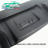 Cache moteur arrière en fibre de carbone LRRSMOTOR Style pour Porsche 911 992 (2019-2020)