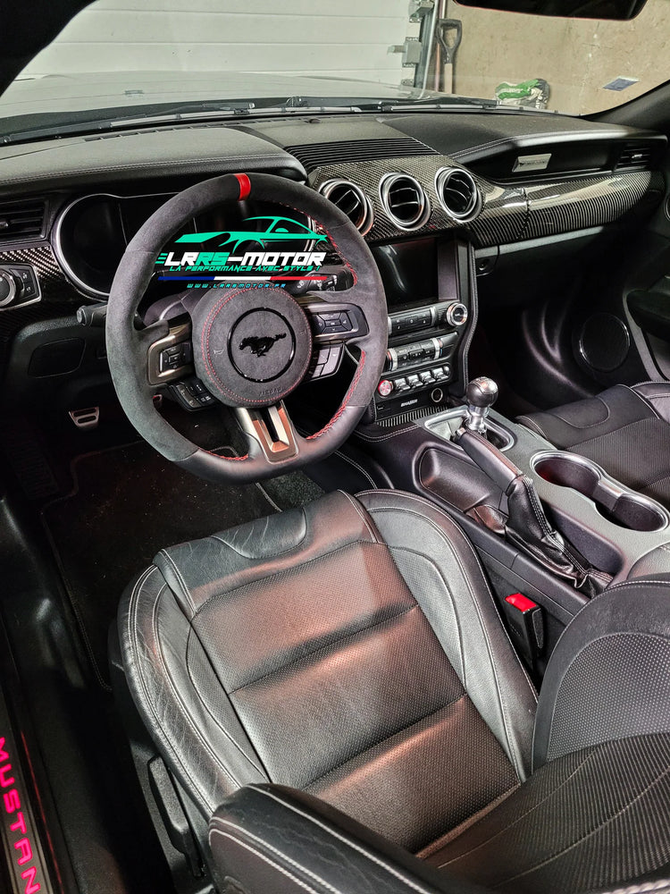 Cache Airbag Volant Ford Mustang, Shelby (2013-2023) Personnalisable